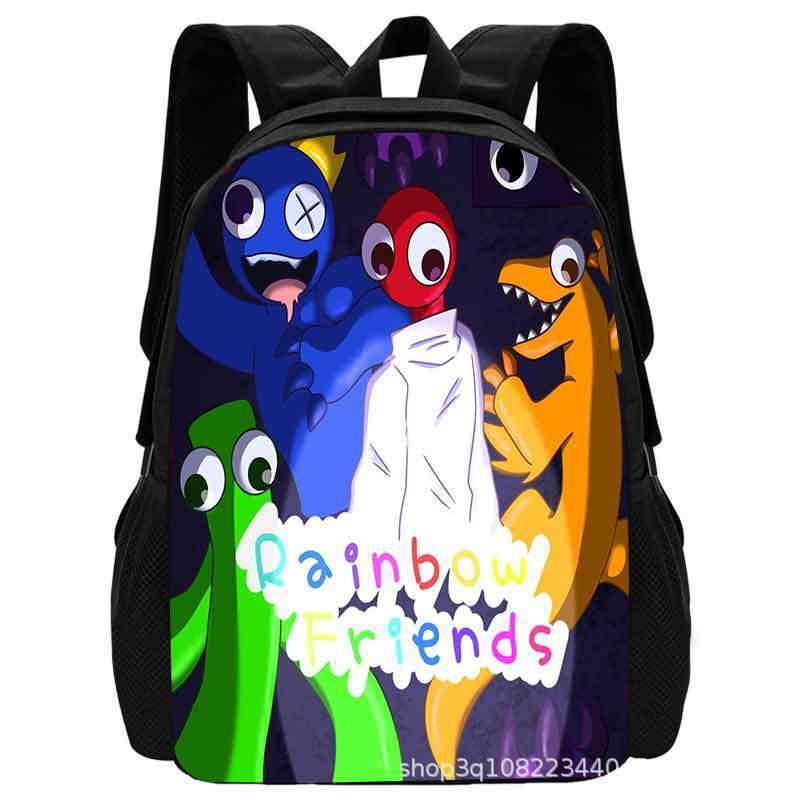 Kids Cartoon Backpack Elementary School Students Large Capacity Ergonomic Design Cotton Lining Oxford Fabric
