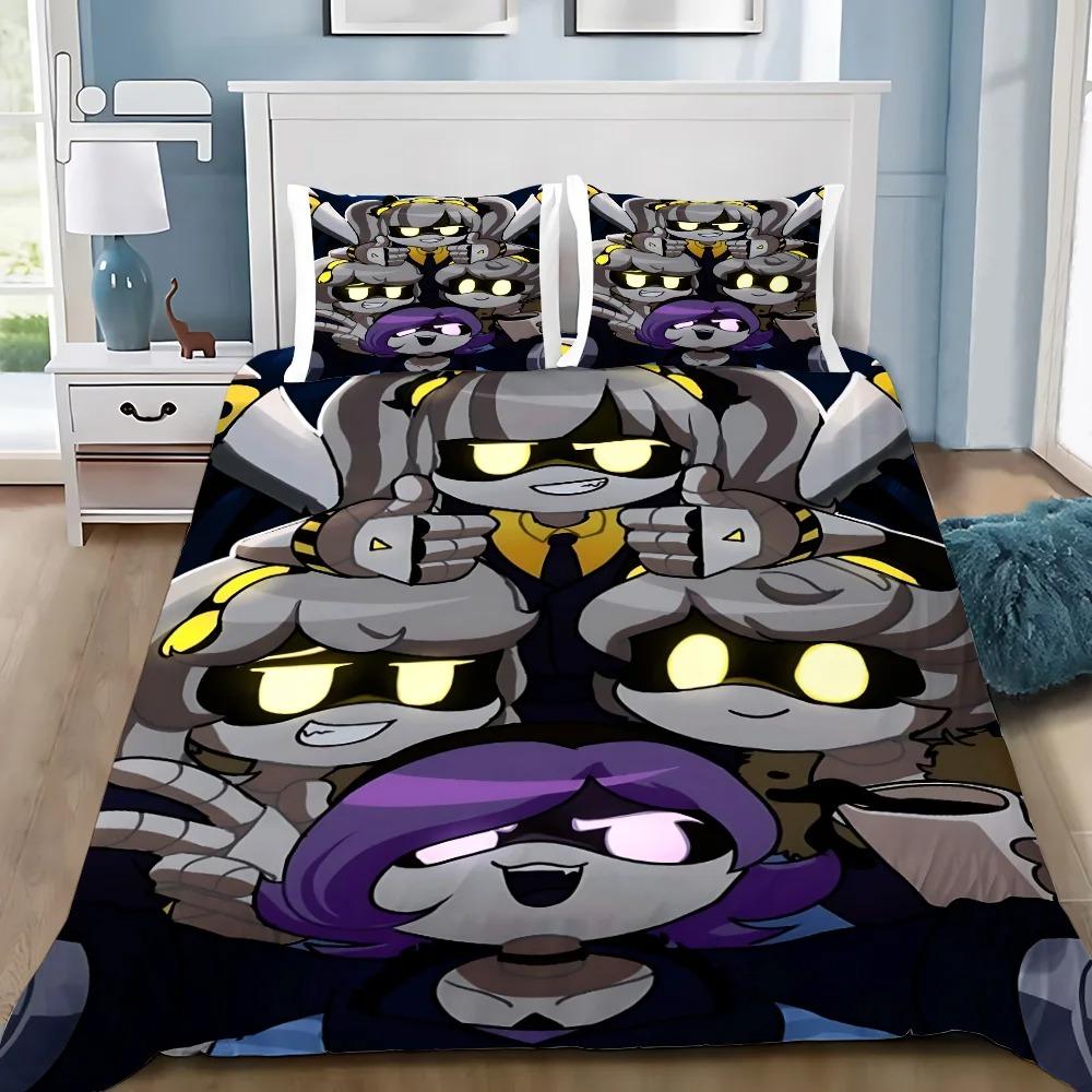 Cartoon Duvet Cover Murder Drones Pillowcase Bedding Set Adult Boys Girls Bedroom Decoration Kids Gift Single Double King Size