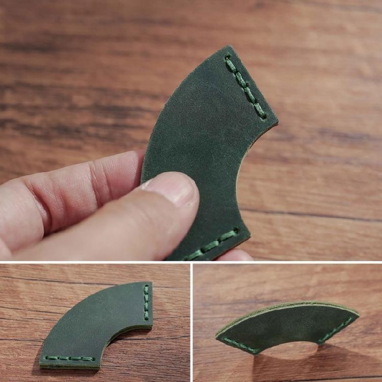 Fan Shaped Bookmarks Simple Book Markers PU Leather Page Markers Creative Bookmarks for Book Lovers
