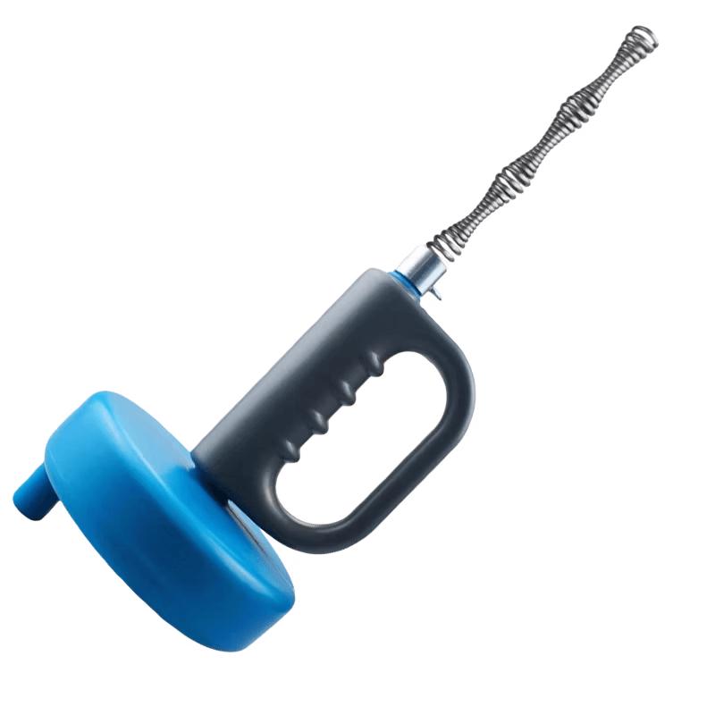 Hand-Cranked Drain Clog Remover with Gloves