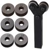 Double Wheel Structure Double Wheel Knurling Cutter Knurling Tool Set  Metalworking Operations