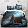 3D Print Colorful Horror Theme Spooky Bedding Set Boys Twin-Queen-King Size Duvet Cover Pillowcase Bed Kids Adult Soft Cozy