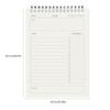 Coil-binding Planner Daily Weekly Planner Notebook Academic Planner 160 Page Double-sided Writable for Daily Journaling