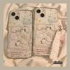 Ins Korean Cute Sleeping Cat Cartoon Star Moon Creative Kawaii Phone Case For iPhone 16 15 14 13 12 11 Pro Max Plus Y2K Cover
