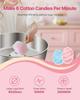 Commercial Cotton Candy Machine Sugar Floss Maker 1000W for Party Pink