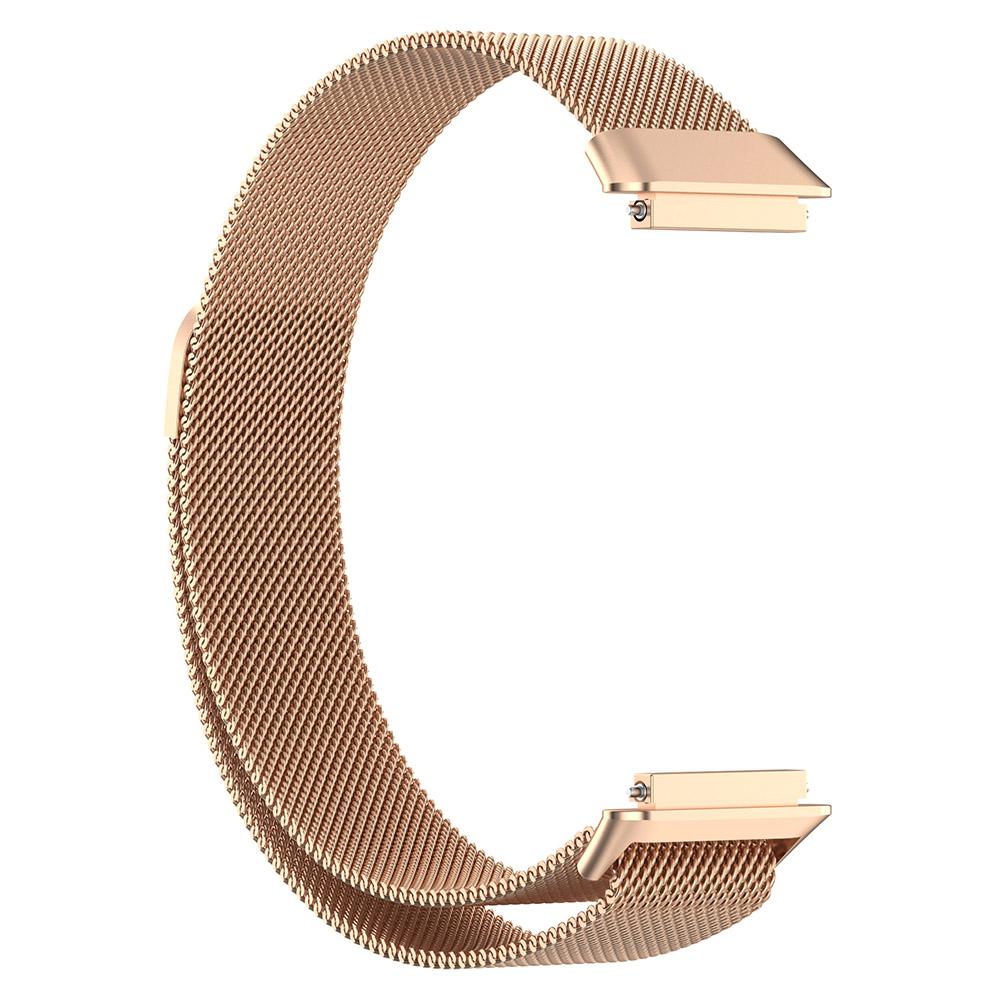 21cm Watch Strap Stainless Steel Magnetic Mesh Milanaise Loop Band Compatible For Huawei Band 7
