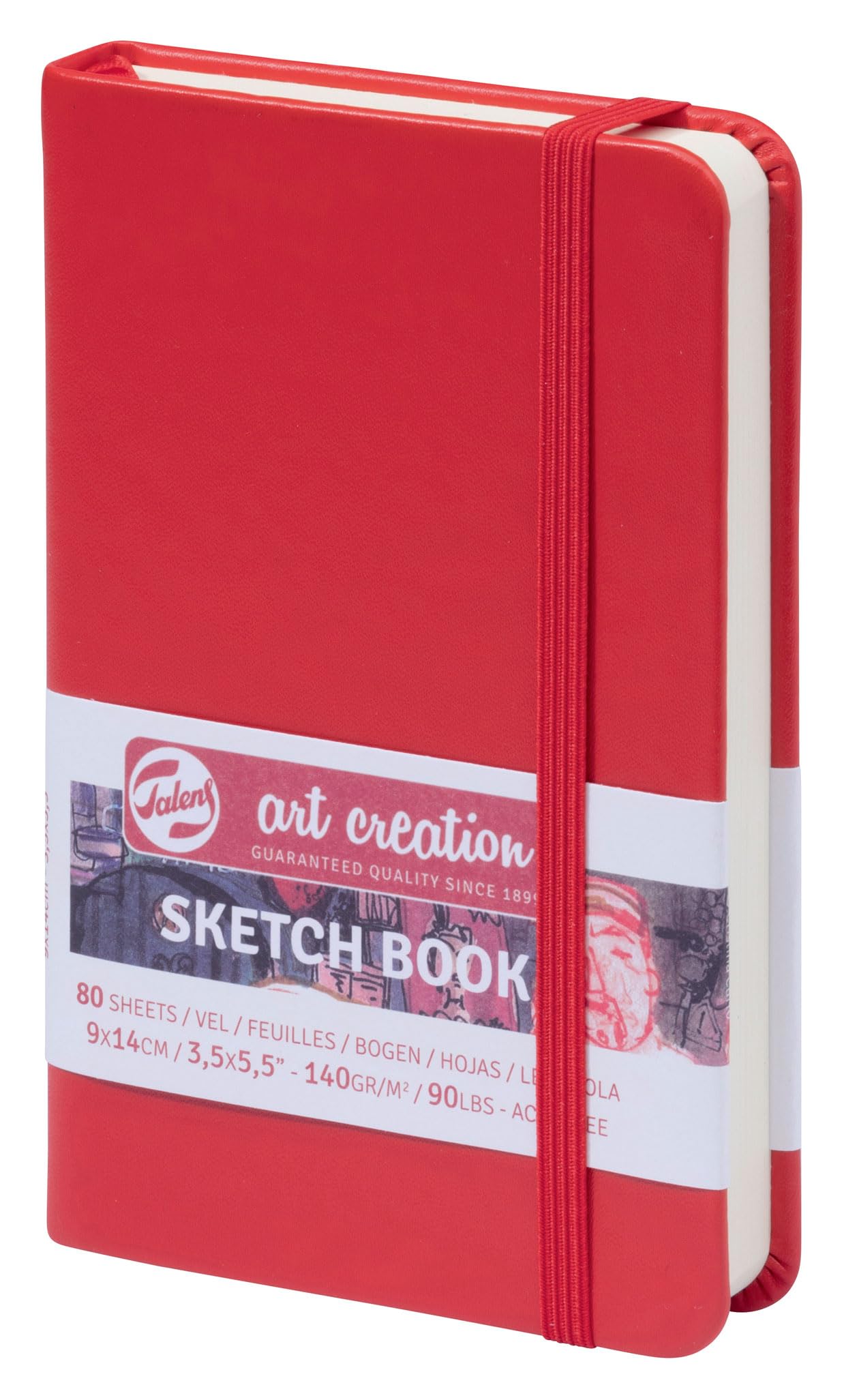 

Блокнот для рисования Talens Japan Art Creation Sketchbook 9 x 14 см красный T9314-201M 407234