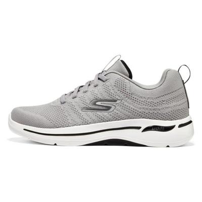 Go Walk Arch Fit Slip-Ins Men Mesh Low Top Casual Shoes Light Gray 216263-LTGY