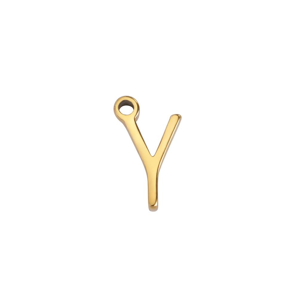 1 Stück 304 Edelstahl Mini-Buchstaben " A-Z " Anhänger Für Schmuckherstellung Initialen Alphabet/ Großbuchstaben Anhänger Armband Halskette DIY