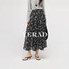 YERAD Women's Vintage A-Line Midi Skirt