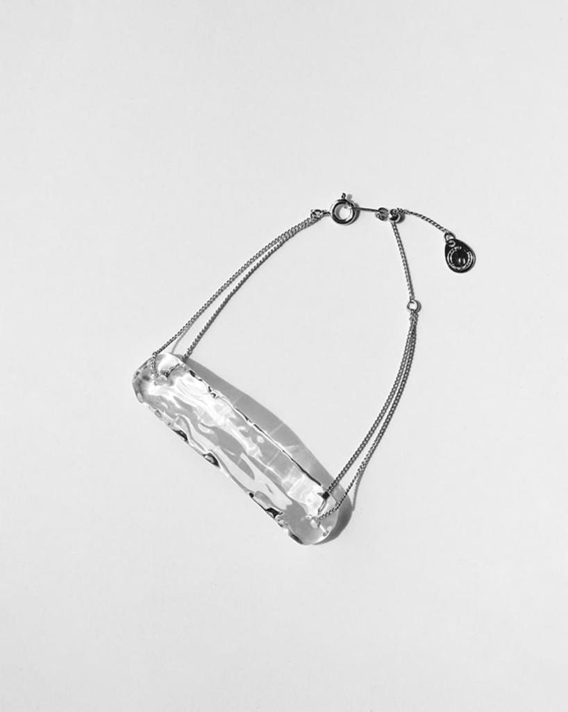 set Lampwork Factory Nagare Bracelet gift bag with [Set] 2-piece (HARIO HAA-NG-BL, ribbon)