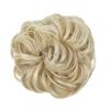 Păr postis pentru coc dezordonat, aspect natural, creț, gros, coc, scrunchies, extensii de păr Ponytail sintetice pentru femei cu elastic