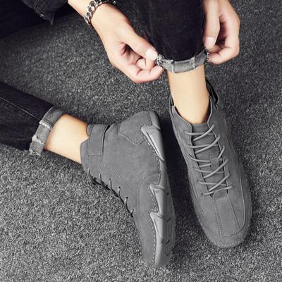 2026 New Men Boots Casual Leather Luxury High Top Sneakers Luxury Loafer Shoes for Men Motorcycle Ankle Boots In Footwear