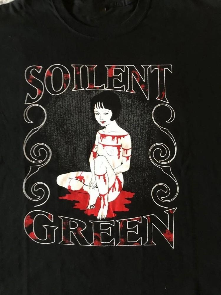 Soilent Green band Cotton Black Shirt Unisex Concert S-5XL BT1287 Unisex T-Shirt S