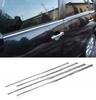 Dacia Sandero II - CHROME Strips SIDE Door Window Decorative Ornamental
