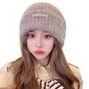 Newcomer Discount: Women's Autumn/Winter Wool Beanie for Large Heads, Slims Face, Korean Style
