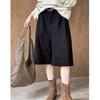 Juzhi 2024 Autumn High-Waist Korean Style Draped Casual Pants 1613