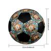 Fußball Bunt Maschinengenäht PVC Größe 5 Teamtraining Wettkampfbereit Langlebig Hoher Rückprall Cooles Sportgeschenk