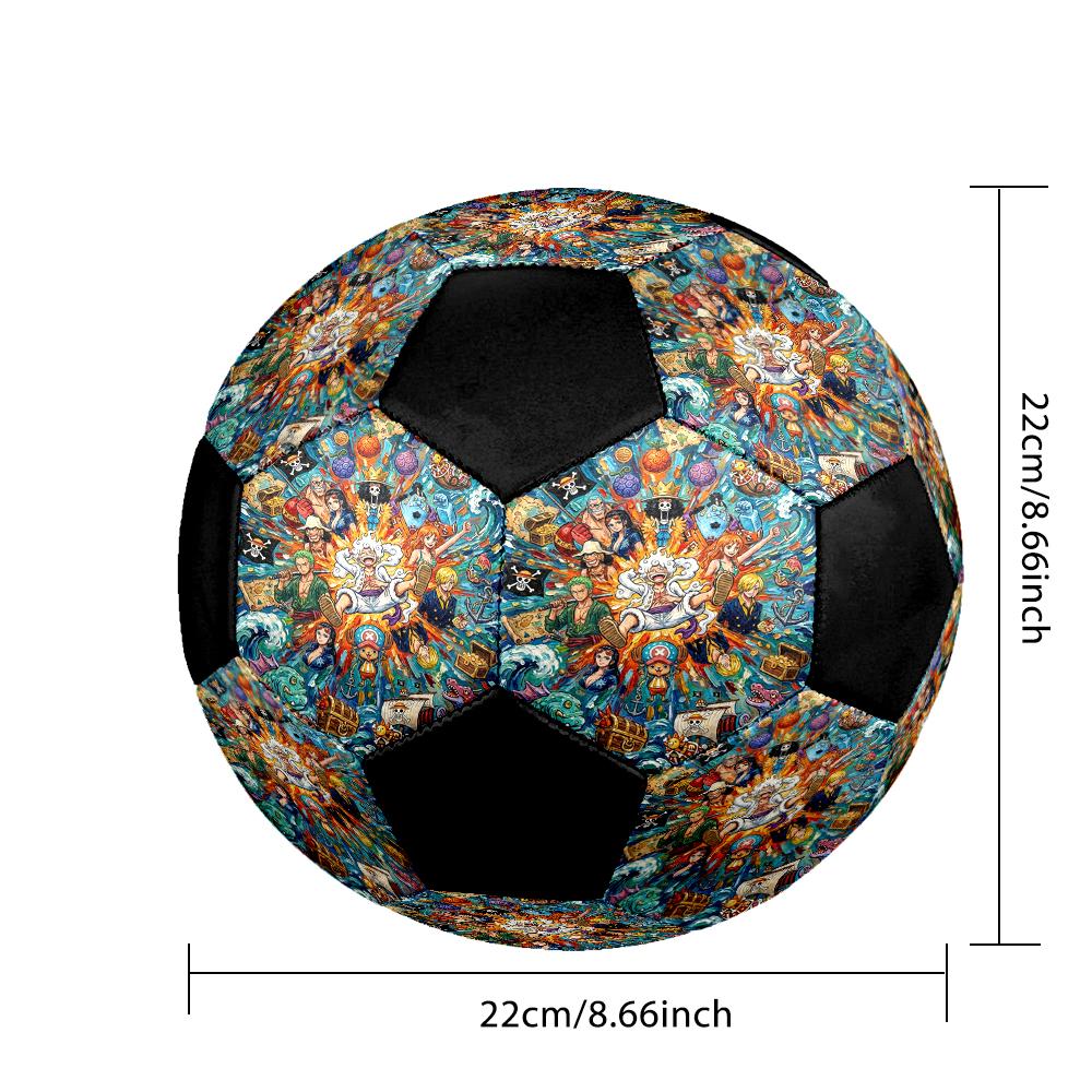Fußball Bunt Maschinengenäht PVC Größe 5 Teamtraining Wettkampfbereit Langlebig Hoher Rückprall Cooles Sportgeschenk