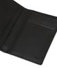Daks Men'S Accessories Black Embossed Logo Cowhide Card Wallet Dbho6E902Bk