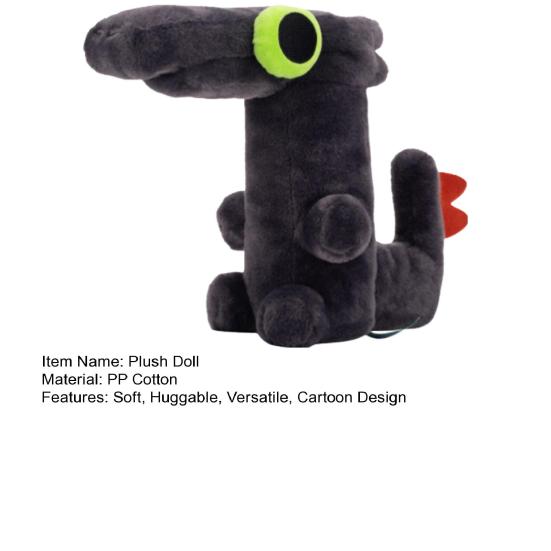Toothless Dragon Plush Doll for Kids Collectible Short Plush Stuffed Animal Toy for TV Rest And Sleep