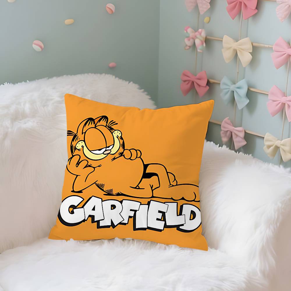 G-Garfield Case Plush Fabric Soft Pillowcase Double Sided Print Cushion Cover Household Gifts