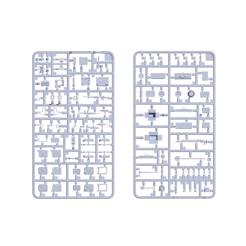 AK Interactive 1/35 Scale IDF Israeli Defense Force Small Arms & Accessory Parts Set Plastic Model Kit AK35006
