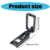 Precise Machined Arca L Brackets Quick Release Plate for Z5 Z6 Z7 Z6II Z7II Z6III Camera Stability Vertical Plate
