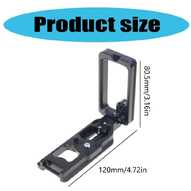 Precise Machined Arca L Brackets Quick Release Plate for Z5 Z6 Z7 Z6II Z7II Z6III Camera Stability Vertical Plate