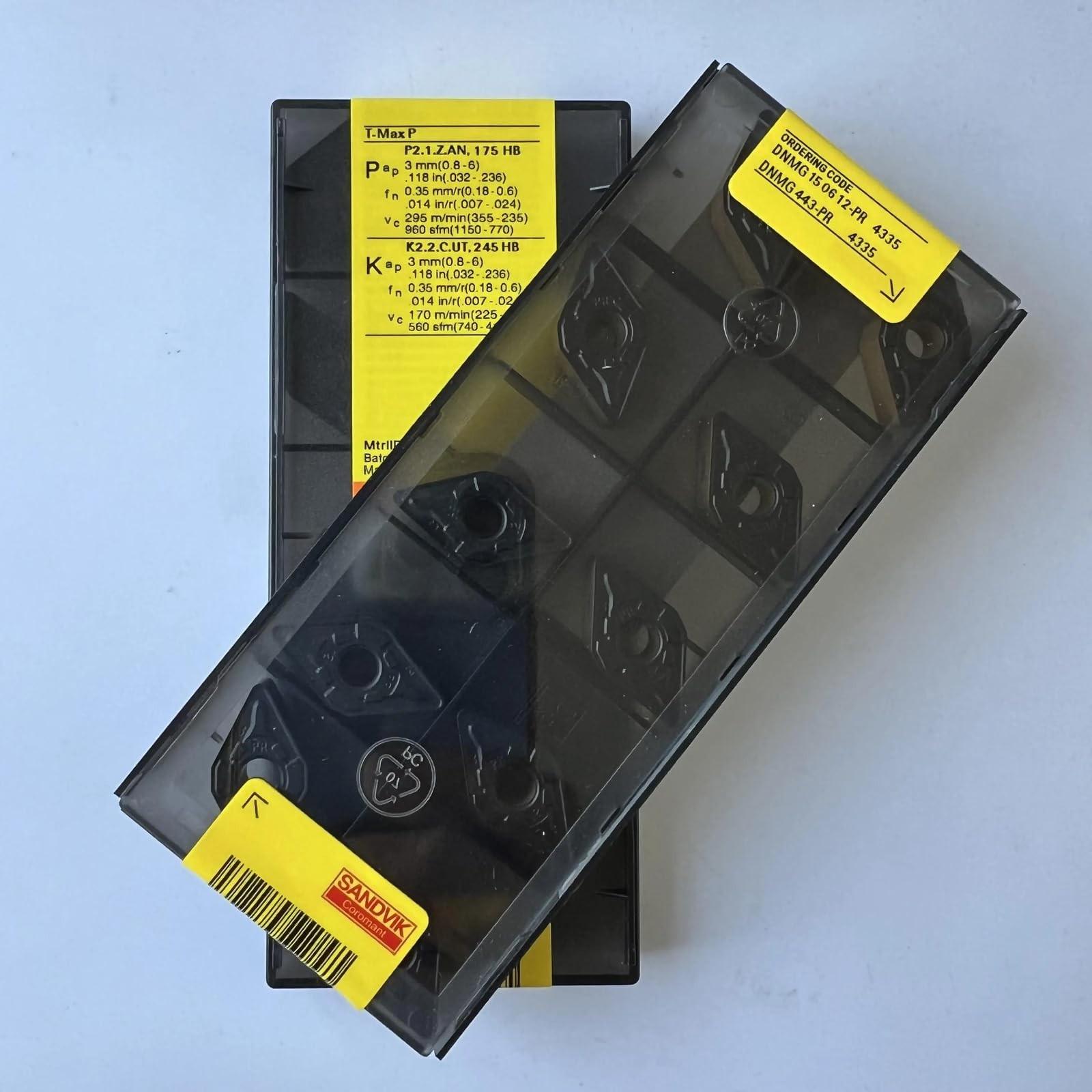 

Original Sandvik / DNMG150612-PR 4335 CNC lathe carbide blade 10 PCS