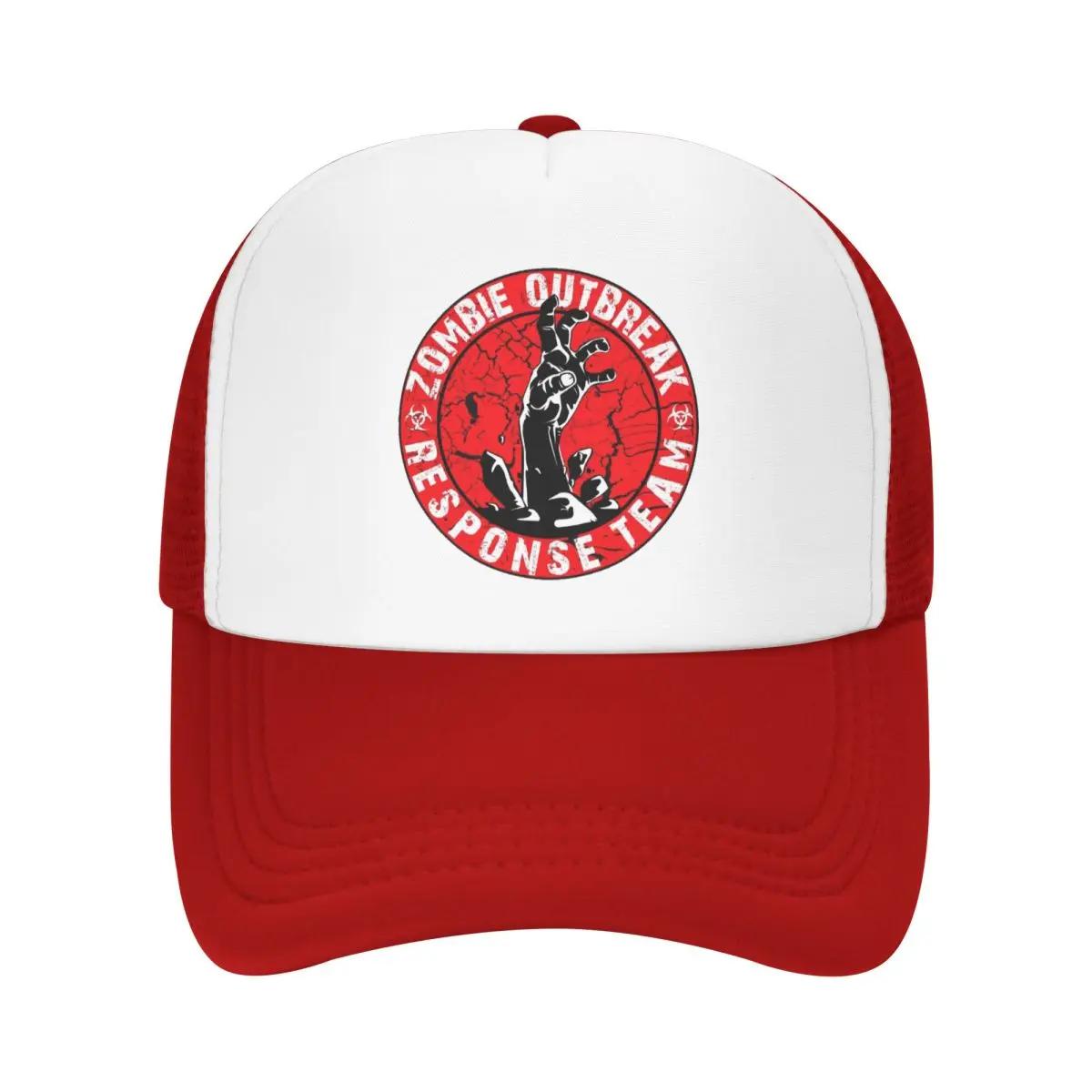 Custom Zombie Outbreak Response Team Baseball Cap Hip Hop Women Unisexs Adjustable Trucker Hat Summer Dad Hat One Size