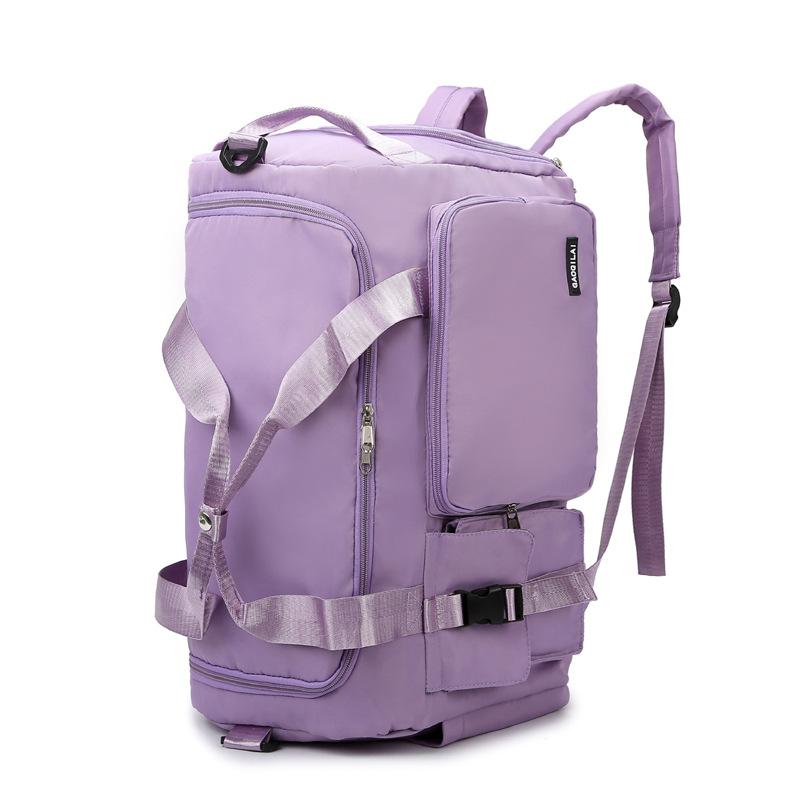 Women's Multi-functional Travel Bag Large Capacity Dry and Wet Separation Lightweight To Be Produced and Stored Luggage Bag Cover Pull Rod Gym Bag