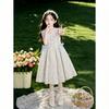 Children's Dress Summer New Full Print Tank Top Skirt Thin Sweet Princess Skirt Girls' Stylish Skirt