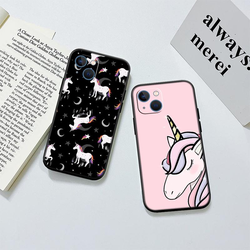 RP14 Cartoon Unicorn New High-End Shell Phone Case for Redmi Note 13 14 Pro+ Plus A3 A3X 13X 13C 13R 14S 14C 14R