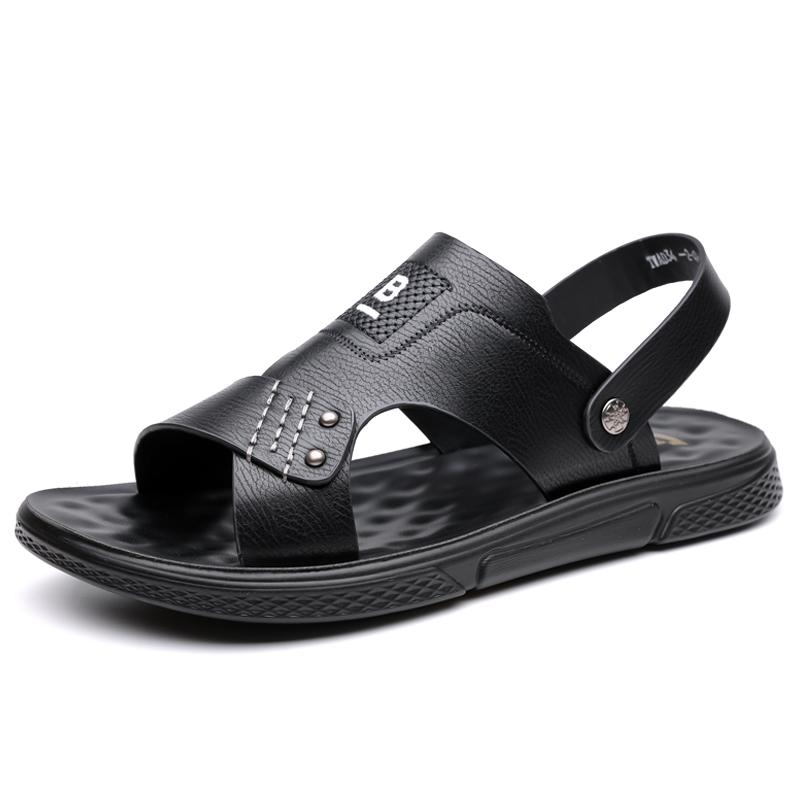 All-match Summer Mens Sandals Casual Comfortable Man Slippers New Designer Beach Sneakers Lightweight Outdoor Sandaly Half Drag