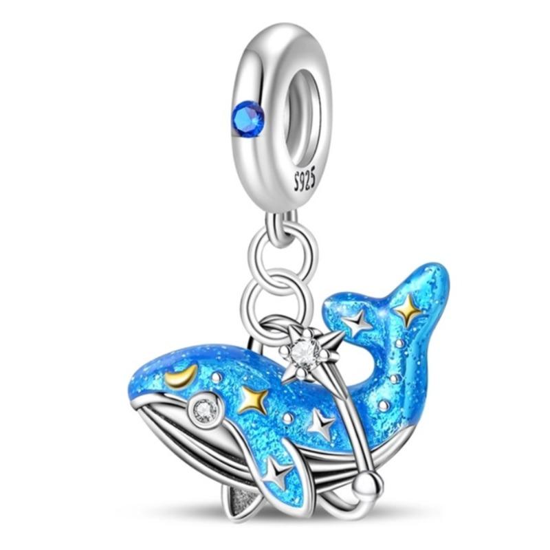 Copperoriginal Colorful Butterfly Charms Chameleon Travel Perfume Heart Charm Bead For 3Mm Bracelet Women Fine Jewelry Gift