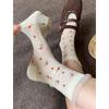 Spring and Summer Lightweight Lace Floral Stockings - Children's Mesh Open-weave Breathable Ballet-style Layered Stockings