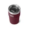 Rambler 16 Oz Stackable Vacuum Stainless Steel with MagSlider Wild Vine Red Tumbler, Insulated, Lid,
