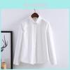 Chemise Oxford de Loisir Luxueuse à Manches Longues en Coton pour Femmes dans des Couleurs Vives