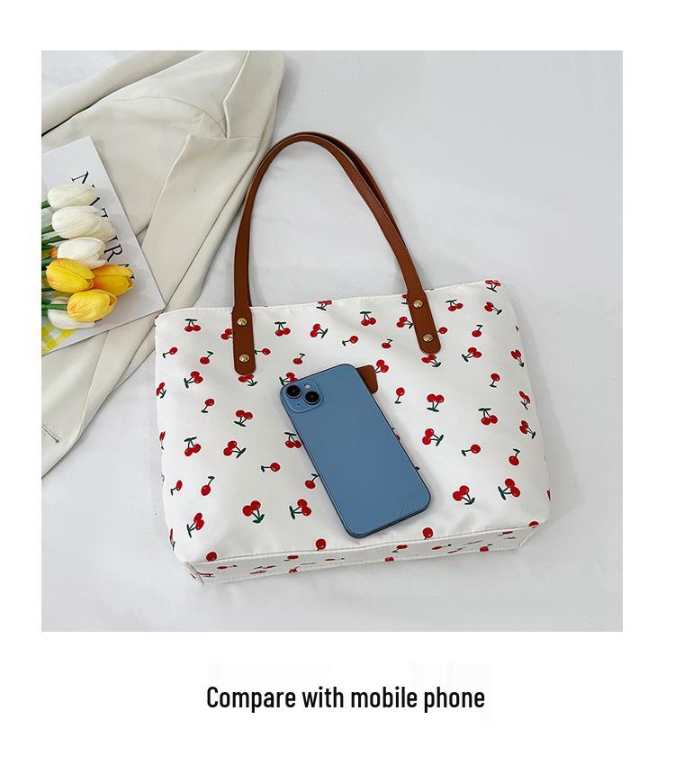 Trendy Women's Versatile Large-Capacity Print Tote Bag