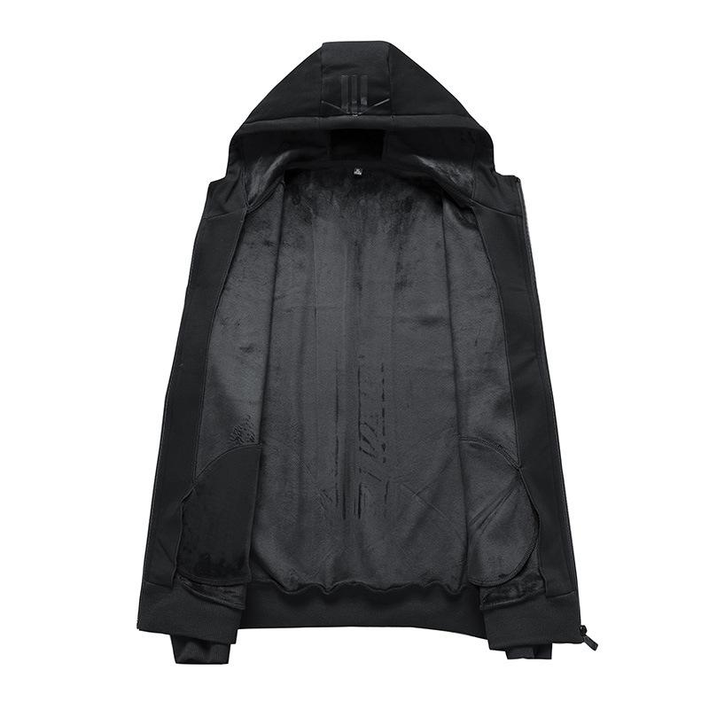Sports Plus Velvet Thick Suit Men 'S Sports Casual Men 'S Plus Velvet Men 'S Winter Cotton Suit 