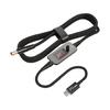 Fast Charging DC5521 Power Cord 5V To 20V Adjustable Voltages For Laptops Printers Routers And USB C Devices