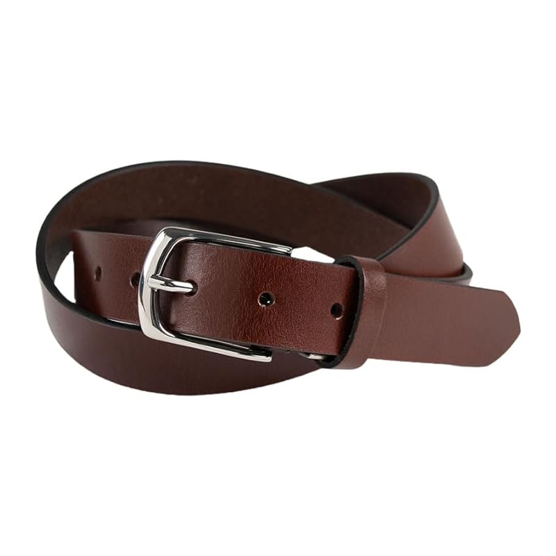 

[Hanes] belt men s ladies genuine leather cowhide | casual business handmade leather basic Authentic brand gift present Size adjustable denim jeans