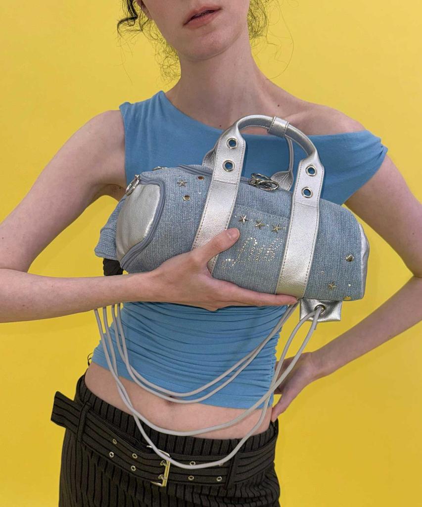 Fillintheblank Gig 3-Way Bag (Denim)(Blue)