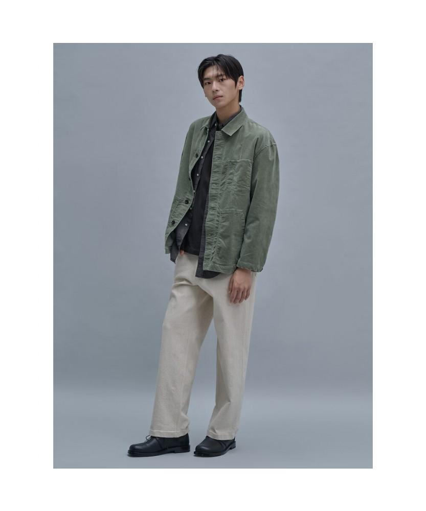 Shift.G Relaxed Cotton Coverall Khaki
