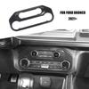 Center Air Conditioner Switch Panel Cover Trim For Ford Bronco 21+ Carbon Fiber