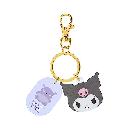 Sanrio Kuromi Face Shaped Key Chain 908991