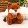 30/40 cm weicher, flauschiger Fuchs-Plüschtier, Cartoon-Tier, Fuchs, ausgestopfte Puppe, Mädchenliebhaber, Valentinstagsgeschenk, süßes Sofa-Dekor-Kissen