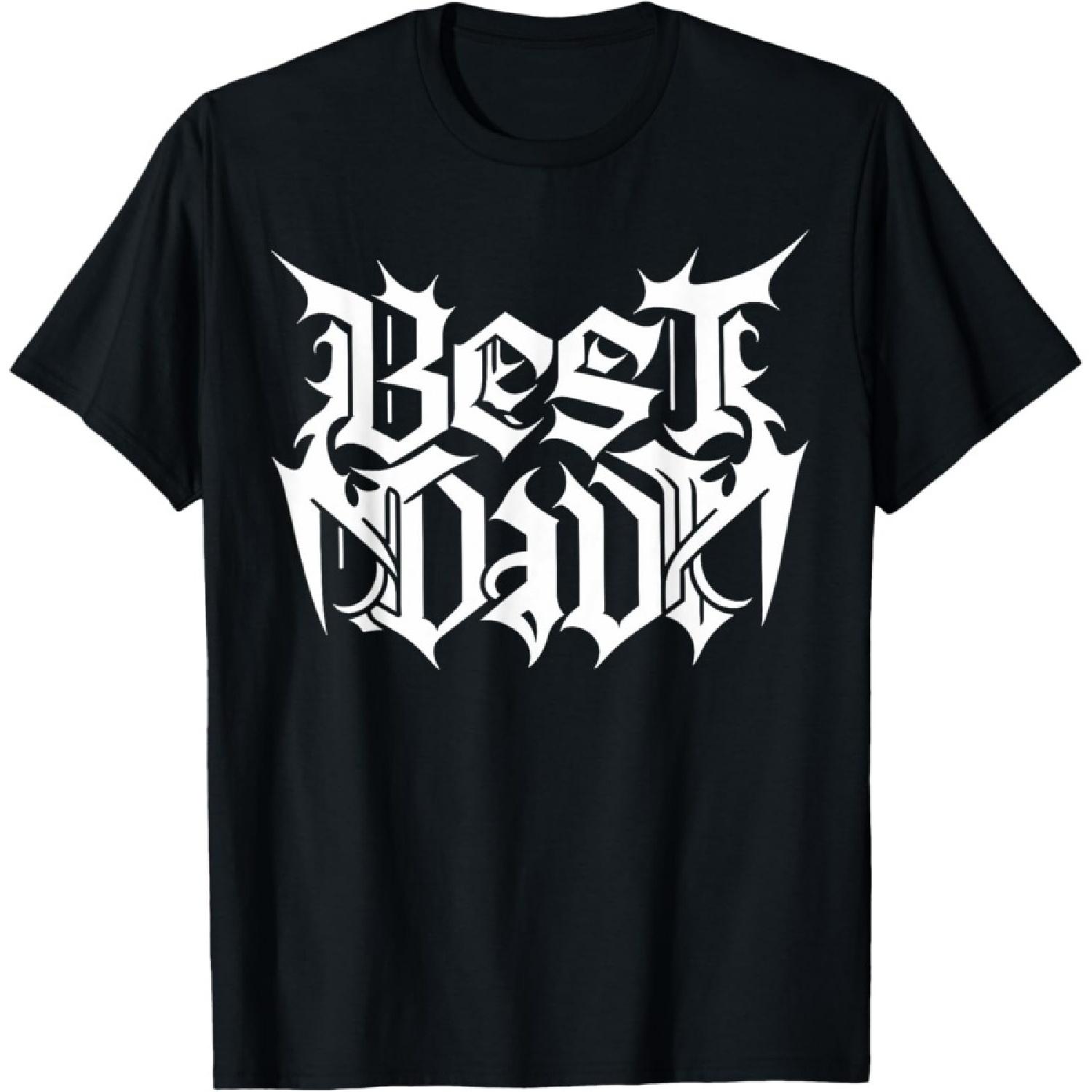 JVDRRY Best Dad Death Metal, Extreme Heavy Metal Band T-Shirt XXXXXL разноцветный