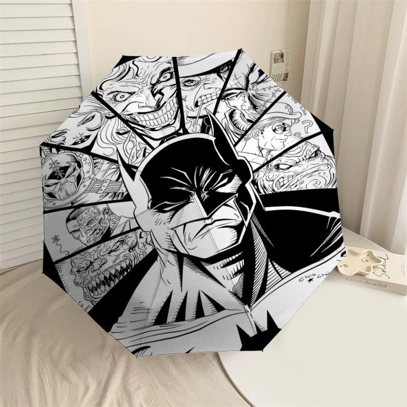 1PC Warner Batman Villains Umbrella-8-Rib Reinforced, Automatic Open, Lightweight & Durable-A85